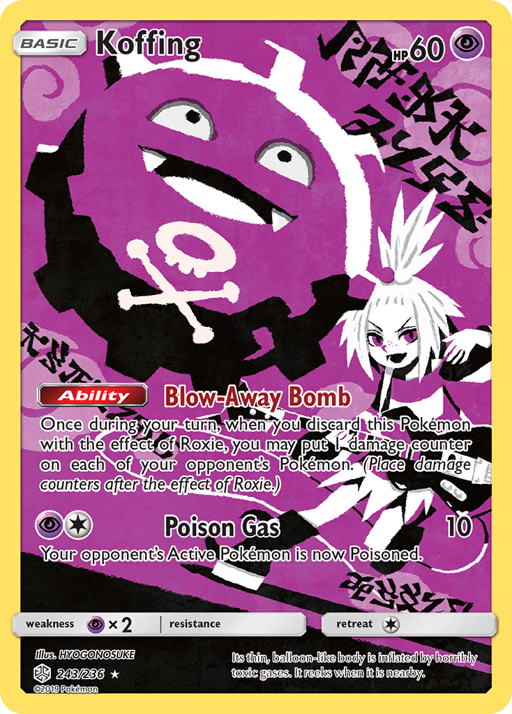 Koffing (243/236) [Sun & Moon: Cosmic Eclipse] - The Mythic Store | 24h Order Processing