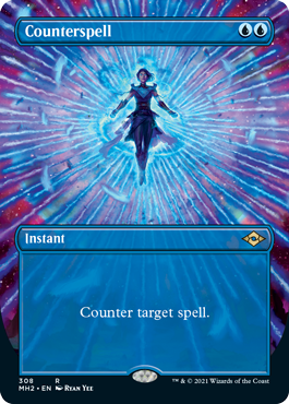 Counterspell (Borderless Alternate Art) [Modern Horizons 2] - The Mythic Store | 24h Order Processing