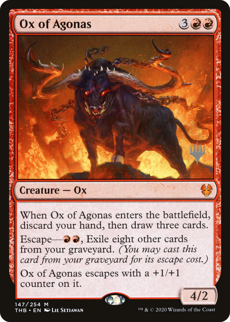 Ox of Agonas (Promo Pack) [Theros Beyond Death Promos] - The Mythic Store | 24h Order Processing