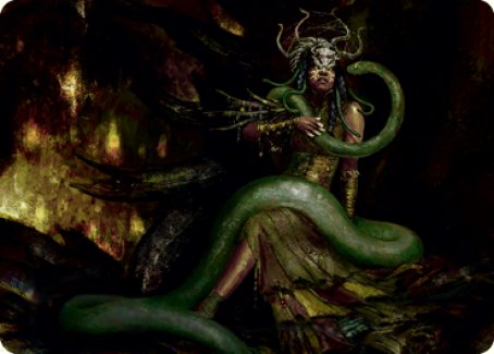 Saryth, the Viper's Fang Art Card [Innistrad: Midnight Hunt Art Series] - The Mythic Store | 24h Order Processing