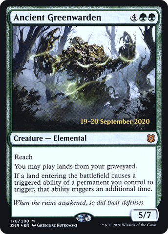 Ancient Greenwarden [Zendikar Rising Prerelease Promos] - The Mythic Store | 24h Order Processing