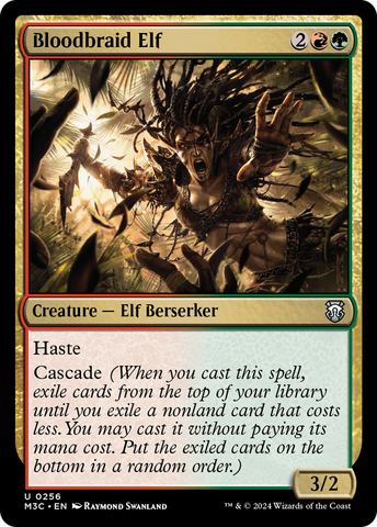 Bloodbraid Elf (Ripple Foil) [Modern Horizons 3 Commander] - The Mythic Store | 24h Order Processing
