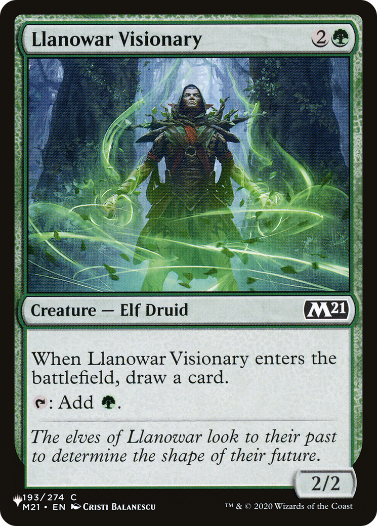 Llanowar Visionary [The List] - The Mythic Store | 24h Order Processing