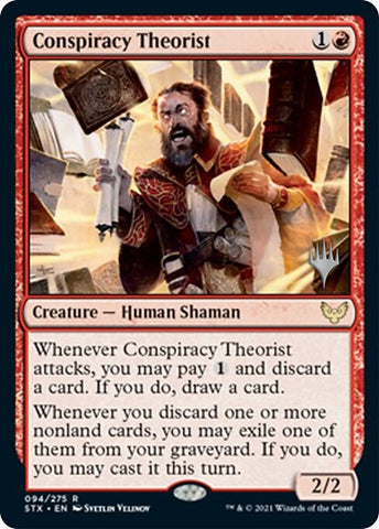 Conspiracy Theorist (Promo Pack) [Strixhaven: School of Mages Promos] - The Mythic Store | 24h Order Processing