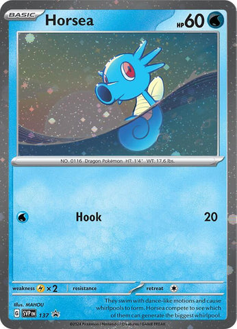 Horsea (SVP137) (Cosmo Holo) [Scarlet & Violet: Black Star Promos] - The Mythic Store | 24h Order Processing