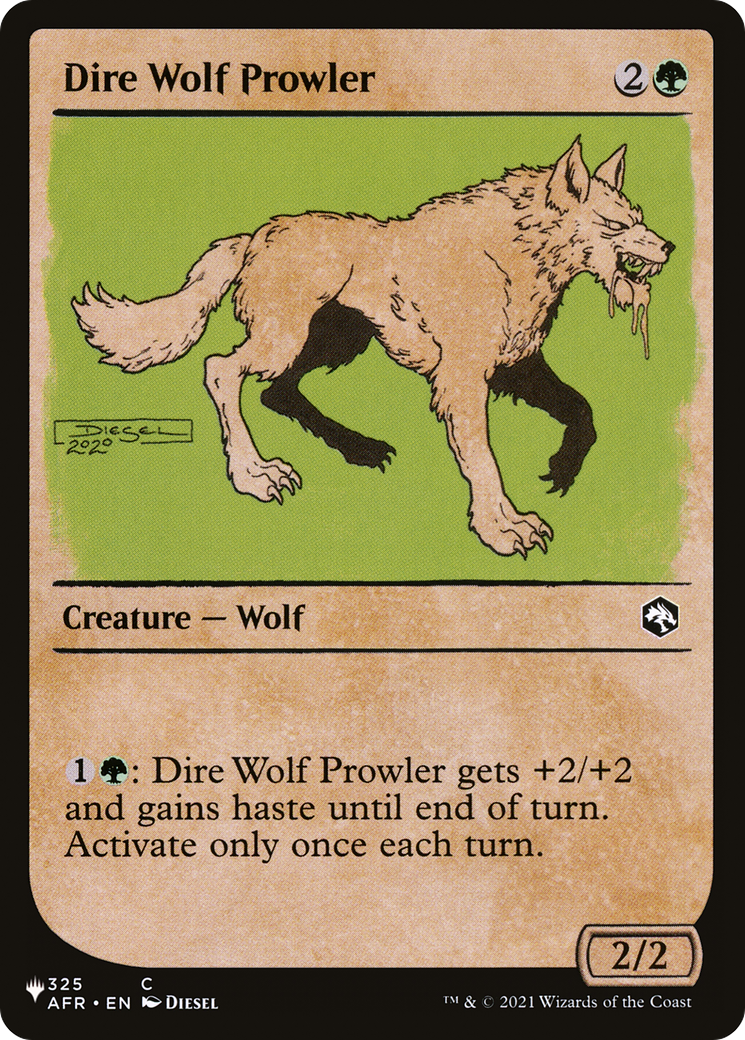 Dire Wolf Prowler (Showcase) [The List] - The Mythic Store | 24h Order Processing