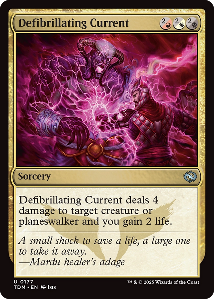 Defibrillating Current [Tarkir: Dragonstorm] - The Mythic Store | 24h Order Processing