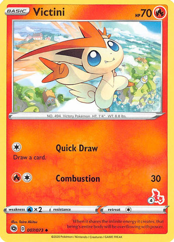 Victini (007/073) (Cinderace Stamp #4) [Battle Academy 2022] - The Mythic Store | 24h Order Processing