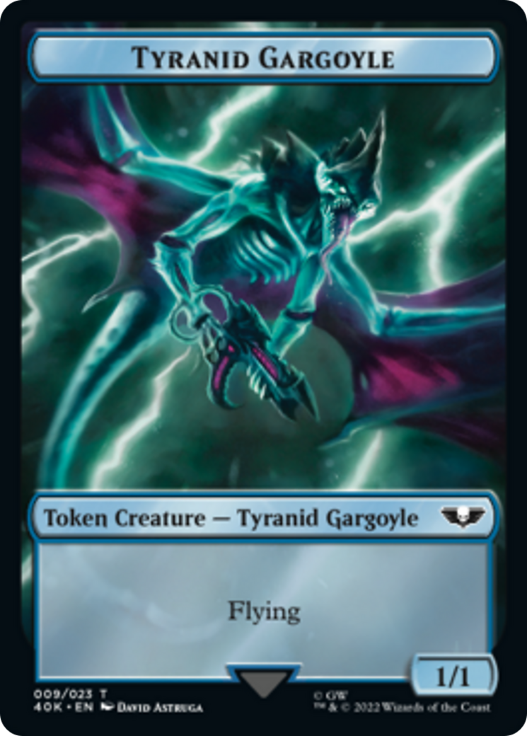 Tyranid (17) // Tyranid Gargoyle Double-Sided Token [Warhammer 40,000 Tokens] - The Mythic Store | 24h Order Processing