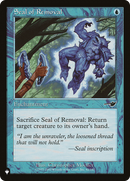 Seal of Removal [The List] - The Mythic Store | 24h Order Processing