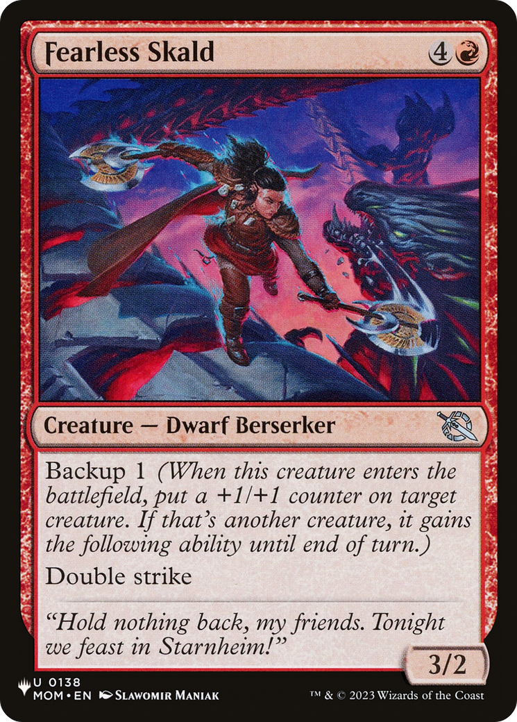 Fearless Skald [The List] - The Mythic Store | 24h Order Processing