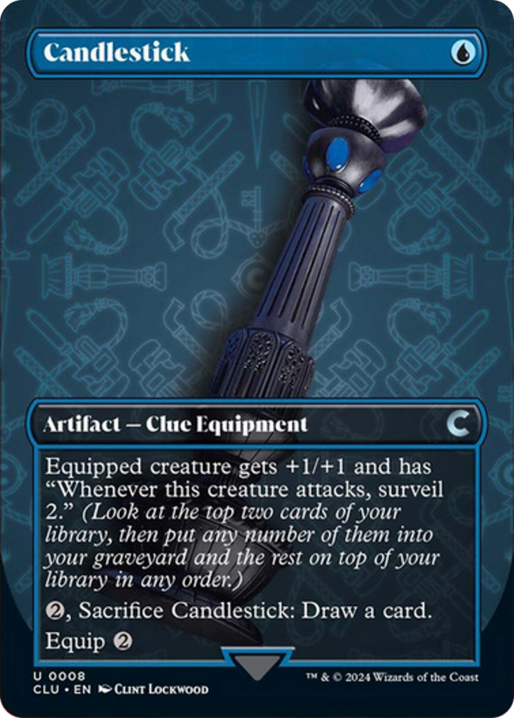 Candlestick (Borderless) [Ravnica: Clue Edition] - The Mythic Store | 24h Order Processing
