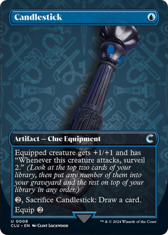 Candlestick (Borderless) [Ravnica: Clue Edition] - The Mythic Store | 24h Order Processing
