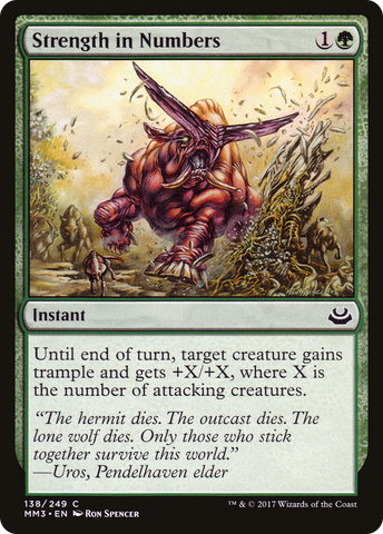 Strength in Numbers [Modern Masters 2017] - The Mythic Store | 24h Order Processing