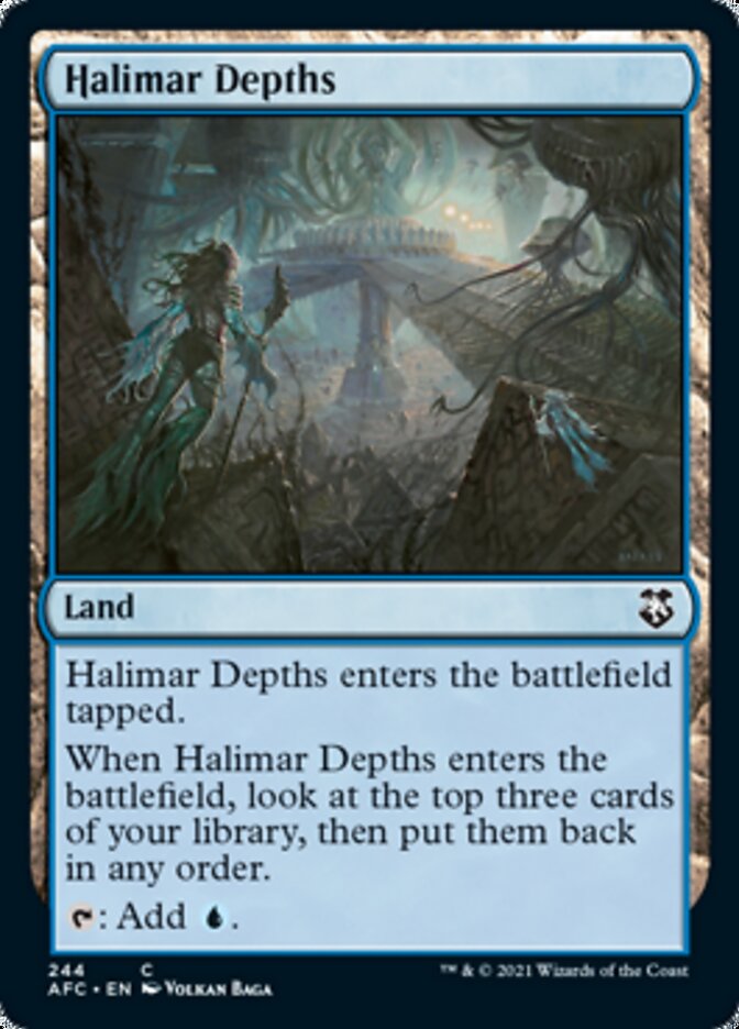 Halimar Depths [Dungeons & Dragons: Adventures in the Forgotten Realms Commander] - The Mythic Store | 24h Order Processing