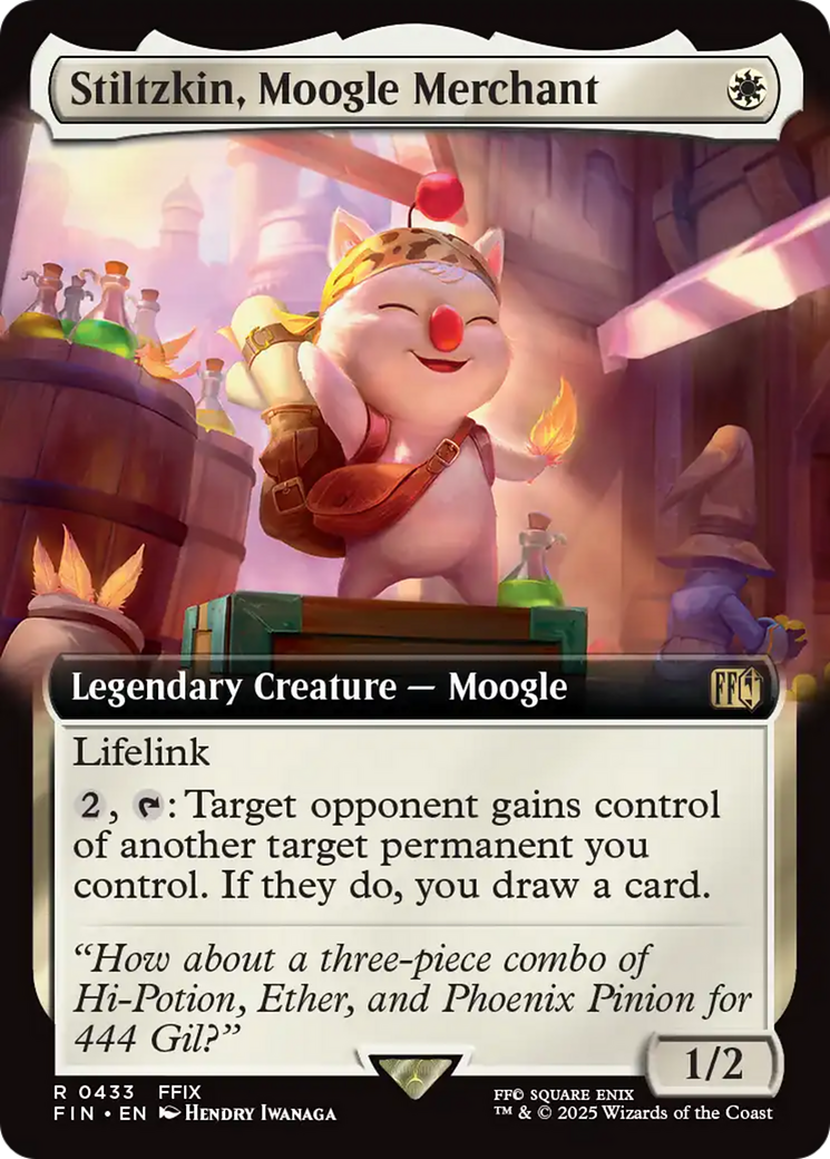 Stiltzkin, Moogle Merchant (Extended Art) [FINAL FANTASY] - The Mythic Store | 24h Order Processing