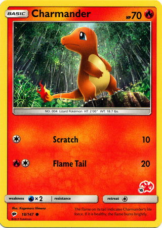 Charmander (18/147) (Charizard Stamp #16) [Battle Academy 2020] - The Mythic Store | 24h Order Processing