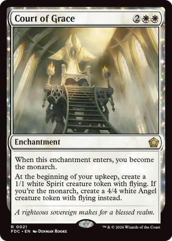 Court of Grace [Foundations Commander] - The Mythic Store | 24h Order Processing
