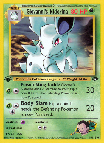 Giovanni's Nidorina (44/132) [Gym Challenge 1st Edition] - The Mythic Store | 24h Order Processing