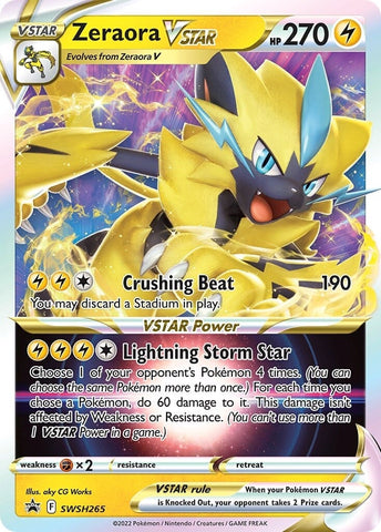 Zeraora VSTAR (SWSH265) (Jumbo Card) [Sword & Shield: Black Star Promos] - The Mythic Store | 24h Order Processing