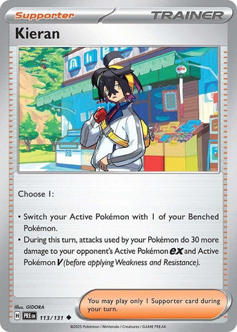 Kieran (113/131) [Scarlet & Violet: Prismatic Evolutions] - The Mythic Store | 24h Order Processing