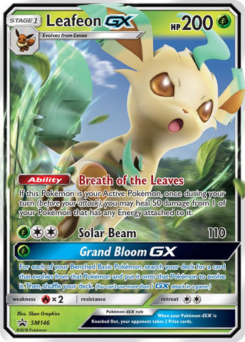Leafeon GX (SM146) [Sun & Moon: Black Star Promos] - The Mythic Store | 24h Order Processing