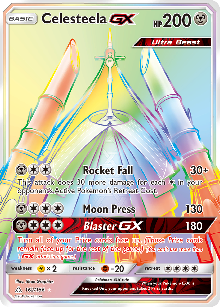 Celesteela GX (162/156) [Sun & Moon: Ultra Prism] - The Mythic Store | 24h Order Processing