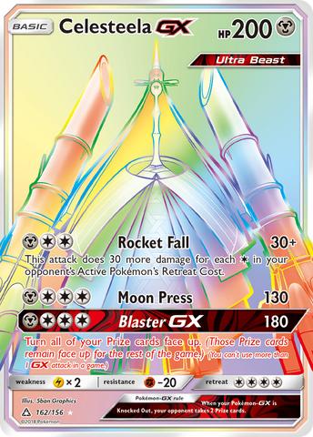 Celesteela GX (162/156) [Sun & Moon: Ultra Prism] - The Mythic Store | 24h Order Processing