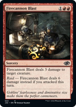 Firecannon Blast [Jumpstart 2022] - The Mythic Store | 24h Order Processing