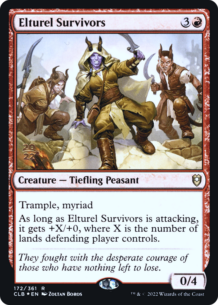 Elturel Survivors [Commander Legends: Battle for Baldur's Gate Prerelease Promos] - The Mythic Store | 24h Order Processing