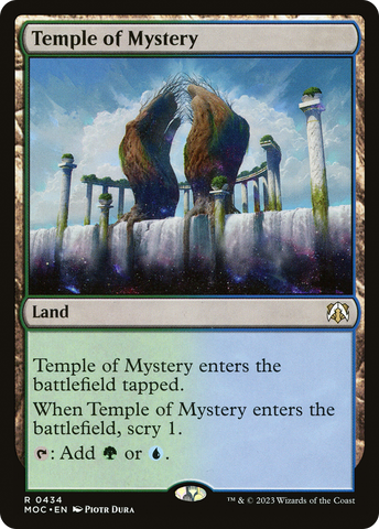 Temple of Mystery [March of the Machine Commander] - The Mythic Store | 24h Order Processing