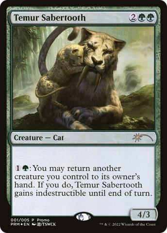 Temur Sabertooth [Year of the Tiger 2022] - The Mythic Store | 24h Order Processing