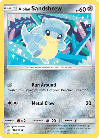 Alolan Sandshrew (137/236) [Sun & Moon: Cosmic Eclipse] - The Mythic Store | 24h Order Processing
