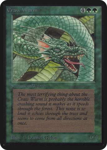 Craw Wurm [Alpha Edition] - The Mythic Store | 24h Order Processing