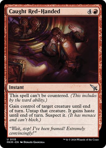 Caught Red-Handed [Murders at Karlov Manor] - The Mythic Store | 24h Order Processing