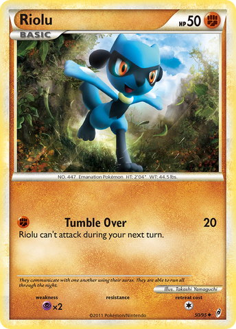 Riolu (50/95) [HeartGold & SoulSilver: Call of Legends] - The Mythic Store | 24h Order Processing