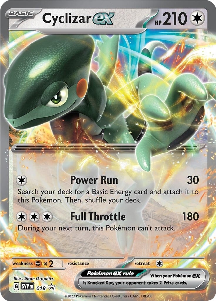 Cyclizar ex (018) (Jumbo Card) [Scarlet & Violet: Black Star Promos] - The Mythic Store | 24h Order Processing