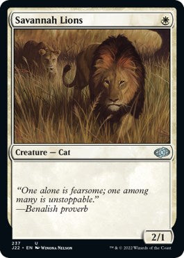 Savannah Lions [Jumpstart 2022] - The Mythic Store | 24h Order Processing