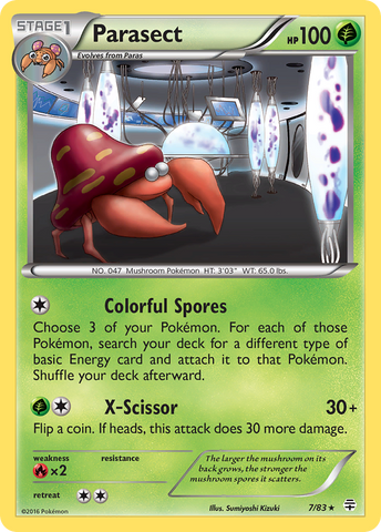 Parasect (7/83) [XY: Generations] - The Mythic Store | 24h Order Processing