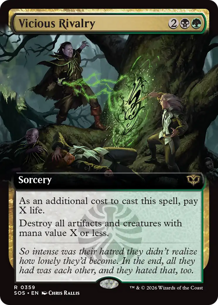 Vicious Rivalry (Extended Art) [Secrets of Strixhaven] - The Mythic Store | 24h Order Processing