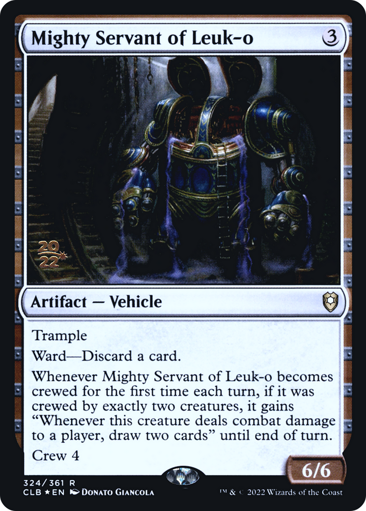 Mighty Servant of Leuk-o [Commander Legends: Battle for Baldur's Gate Prerelease Promos] - The Mythic Store | 24h Order Processing