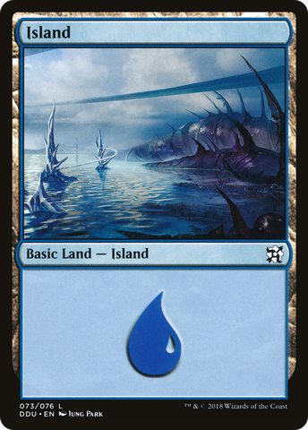Island (73) [Duel Decks: Elves vs. Inventors] - The Mythic Store | 24h Order Processing