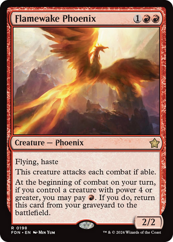 Flamewake Phoenix [Foundations] - The Mythic Store | 24h Order Processing