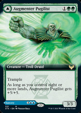 Augmenter Pugilist // Echoing Equation (Extended Art) [Strixhaven: School of Mages] - The Mythic Store | 24h Order Processing