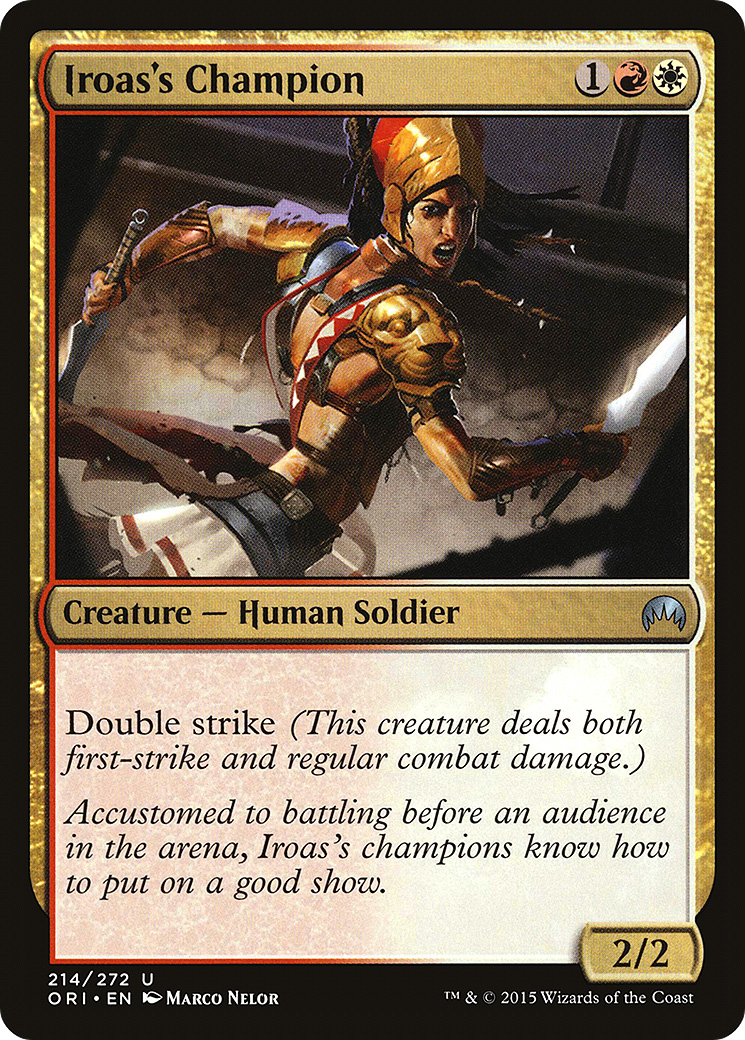 Iroas's Champion [Magic Origins] - The Mythic Store | 24h Order Processing