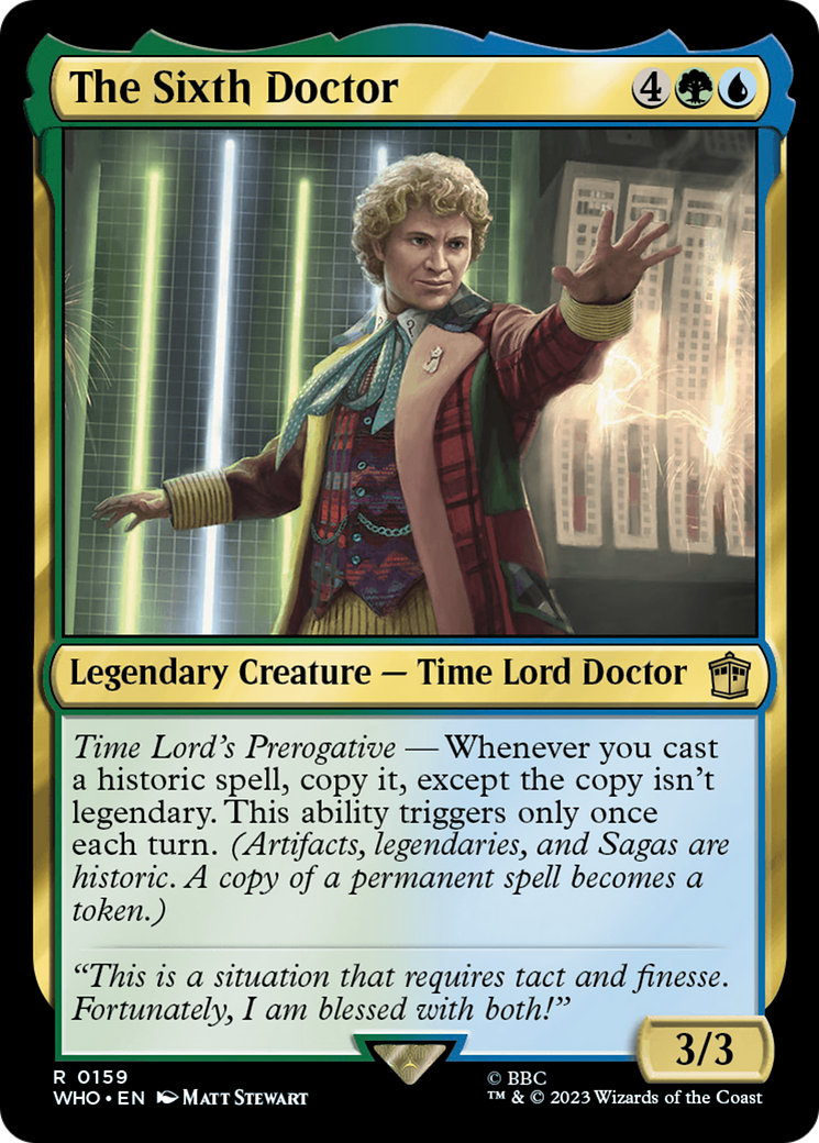 The Sixth Doctor [Doctor Who] - The Mythic Store | 24h Order Processing