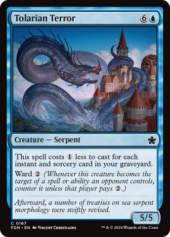 Tolarian Terror [Foundations] - The Mythic Store | 24h Order Processing
