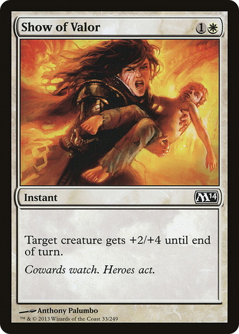Show of Valor [Magic 2014] - The Mythic Store | 24h Order Processing