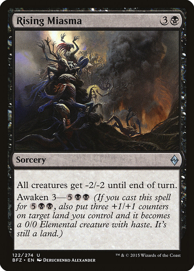 Rising Miasma [Battle for Zendikar] - The Mythic Store | 24h Order Processing