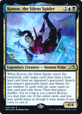 Kotose, the Silent Spider [Kamigawa: Neon Dynasty Prerelease Promos] - The Mythic Store | 24h Order Processing